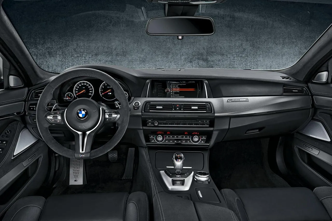 Bmw Car Interior View with Dashboard and Steering Wheel