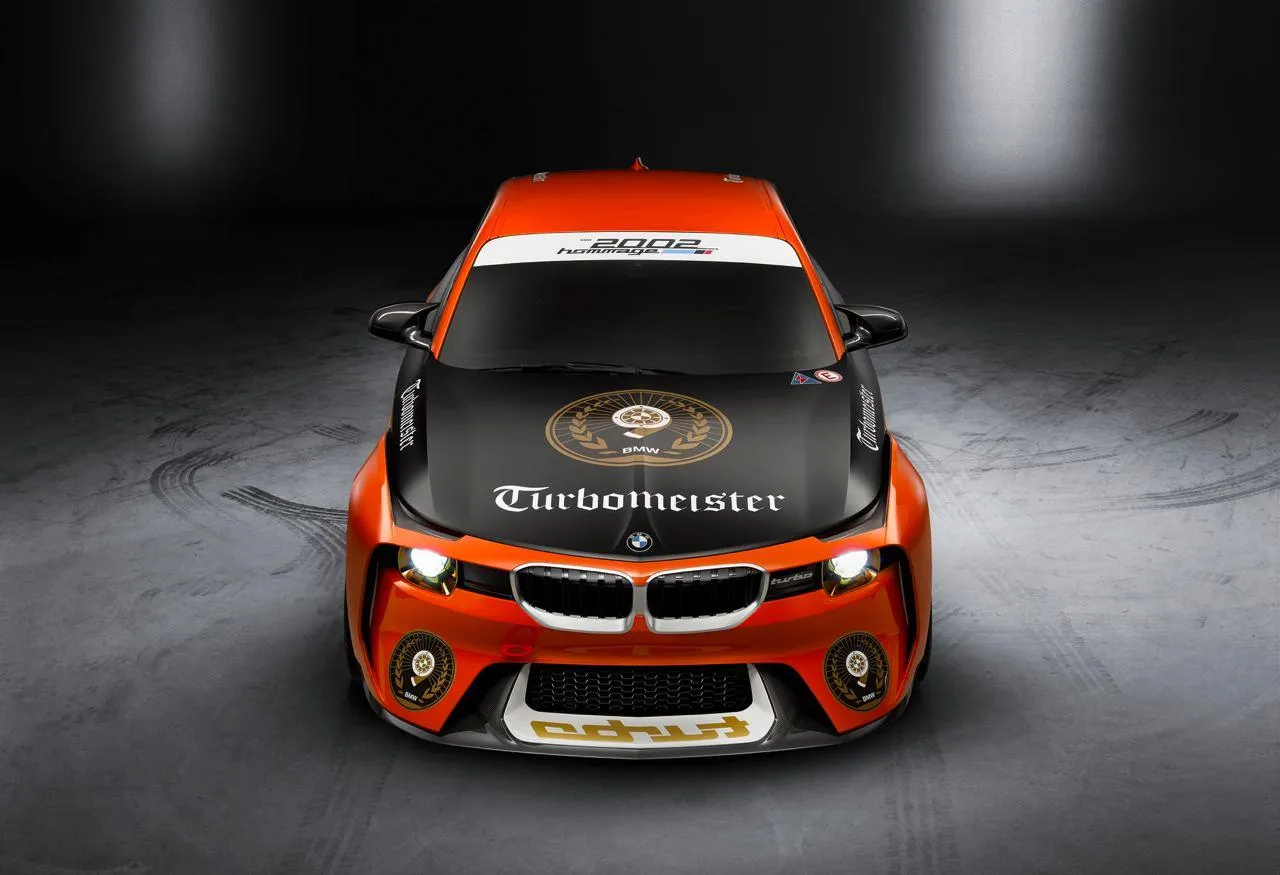 Bmw Compact Sports Car with Custom Orange Livery Wallpaper