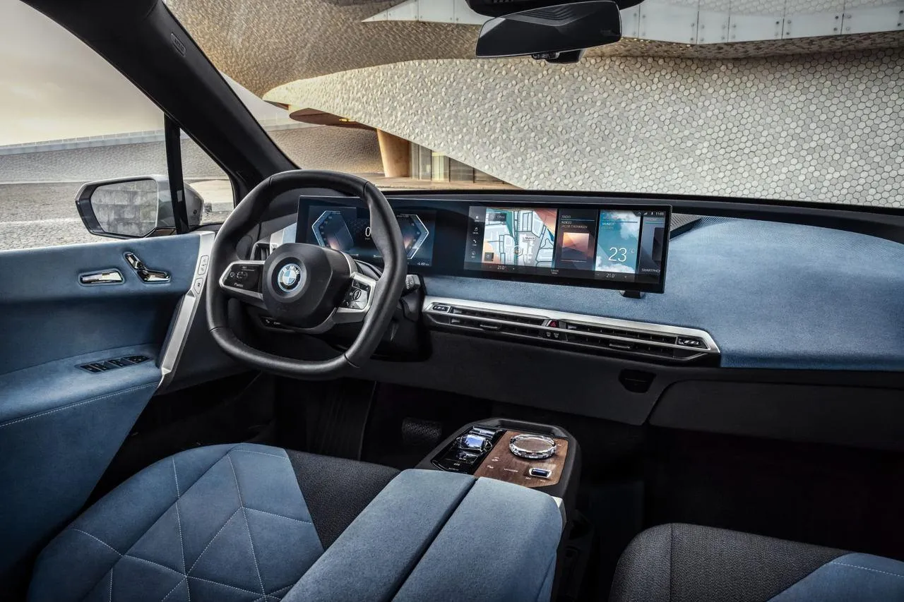 Bmw High End Car Interior Showcasing Luxury Details