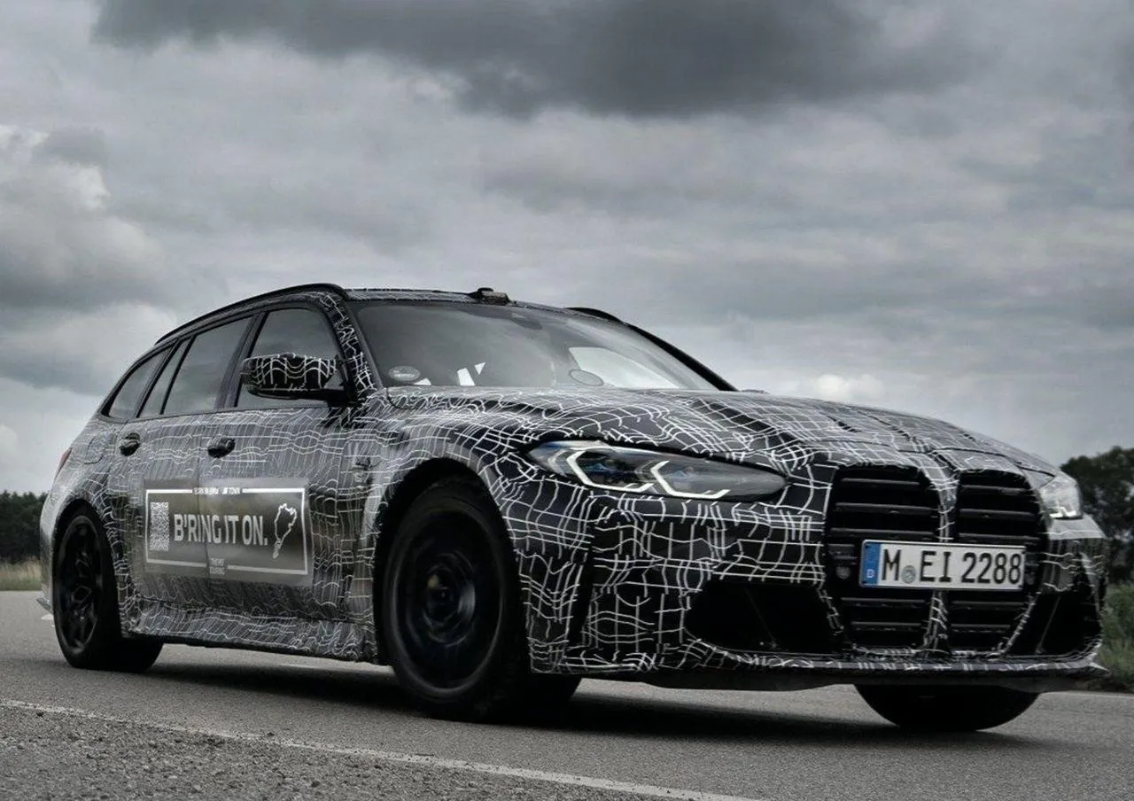 Bmw High Tech Prototype Testing on the Open Road Wallpaper