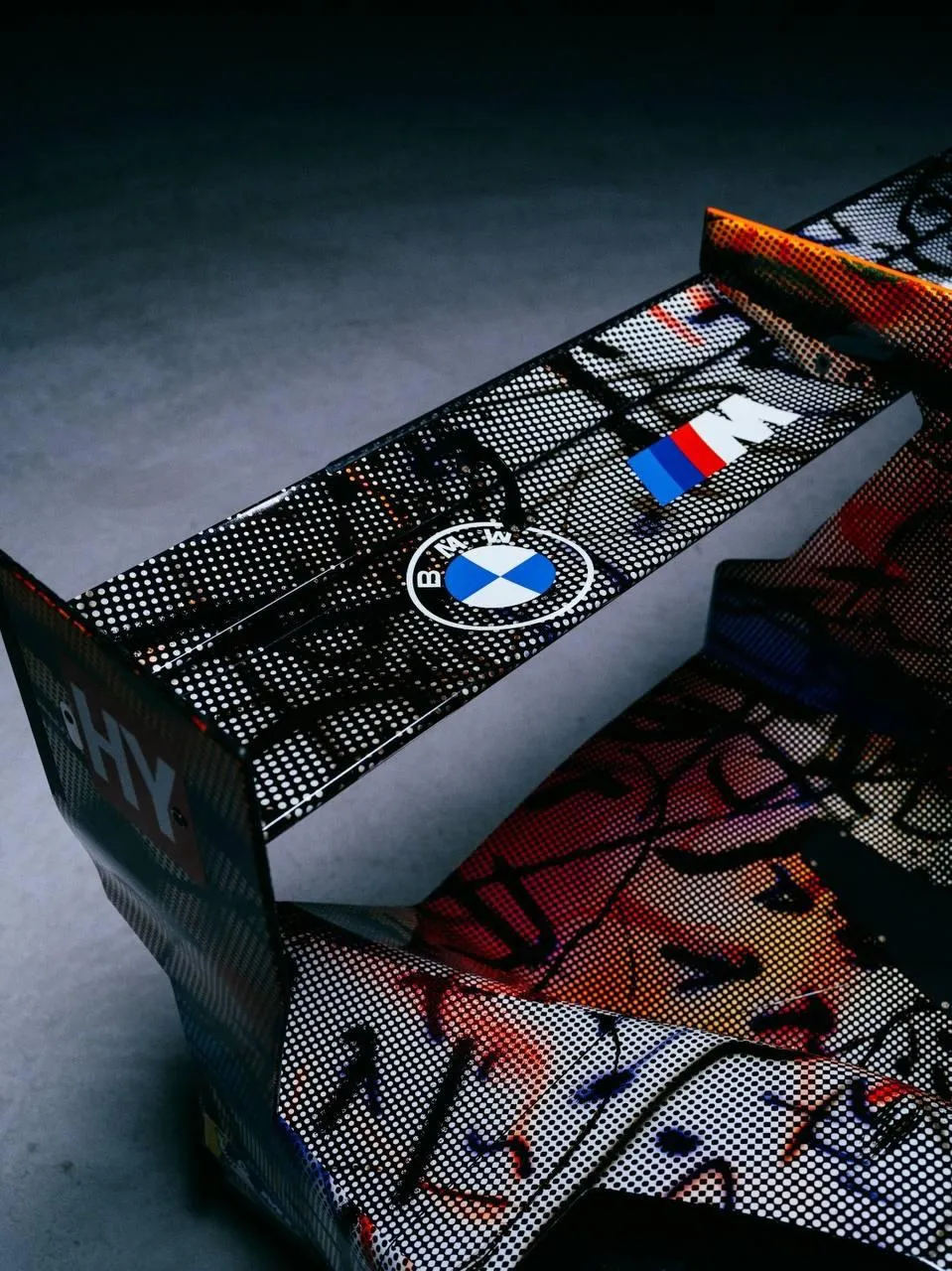 Bmw Interior with Artistic Design and Colorful Lighting