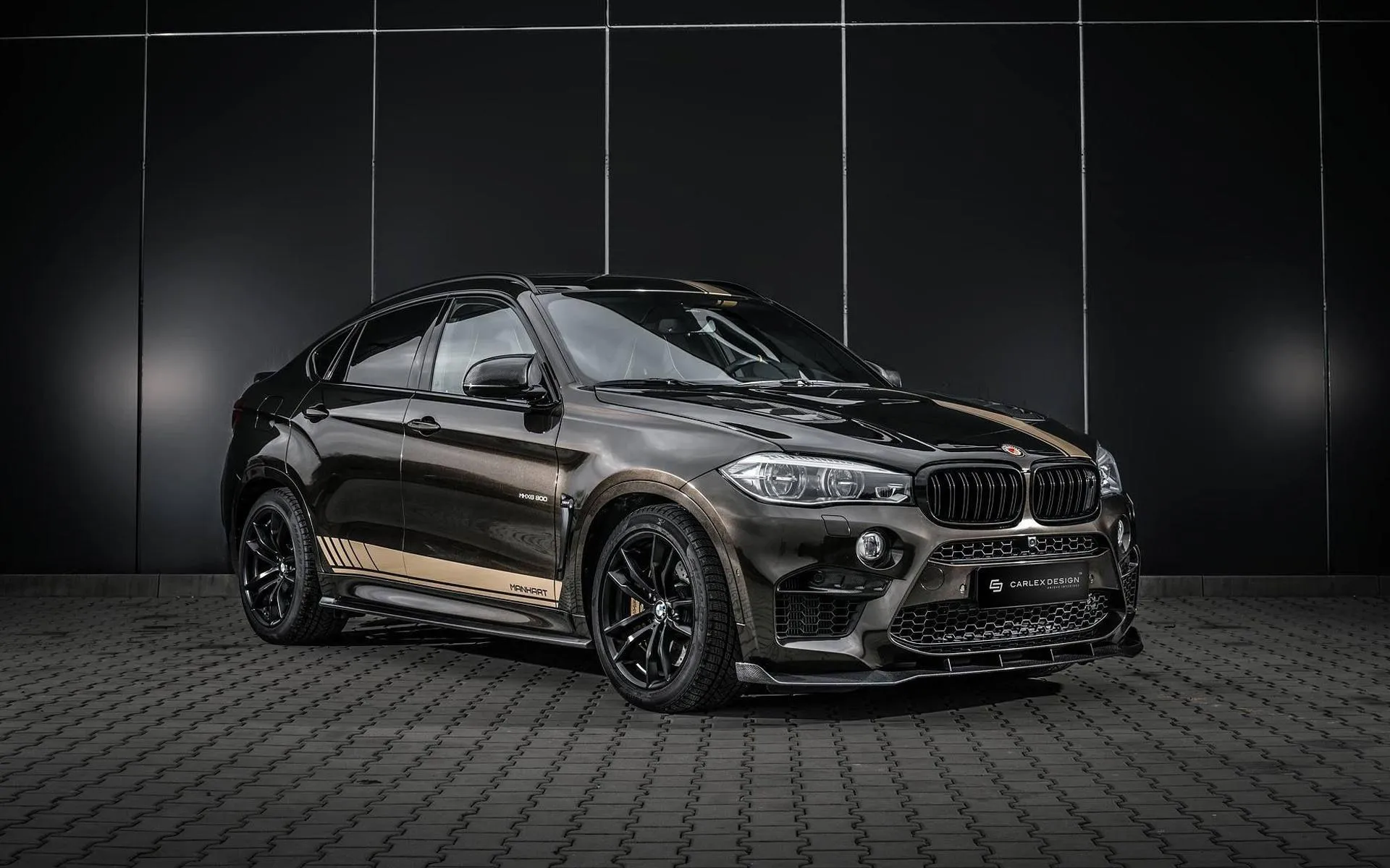 Bmw M4 Coupe on a Black and Dark Studio Background Hd