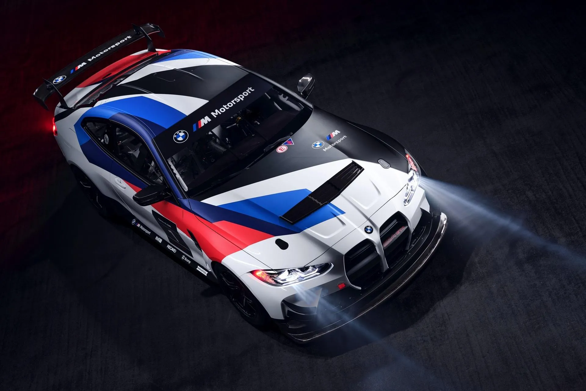 Bmw Race Car on a Track Showcasing High Performance