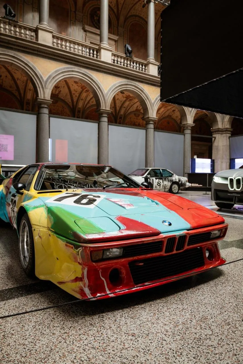 Bmw Race Car with Striking Livery at Event Wallpaper