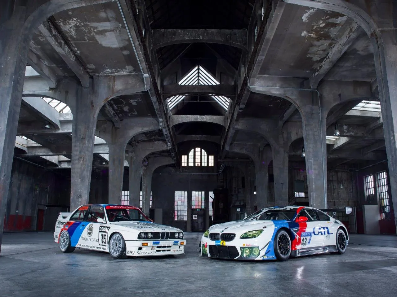 Bmw Race Cars in Action on Track with Speed and Power