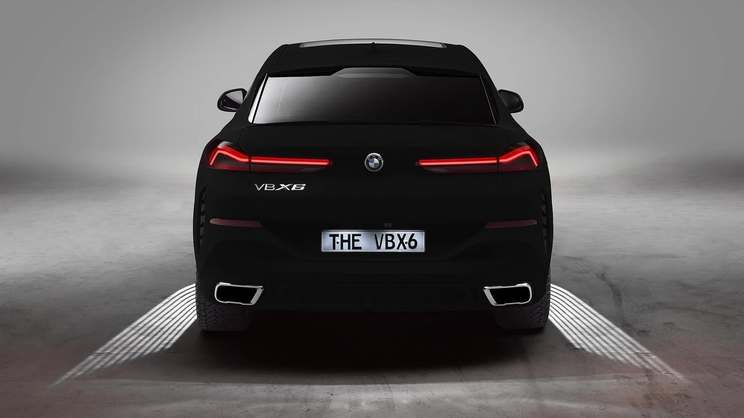 Bmw Rear View on a City Street Showing Sleek Design Features