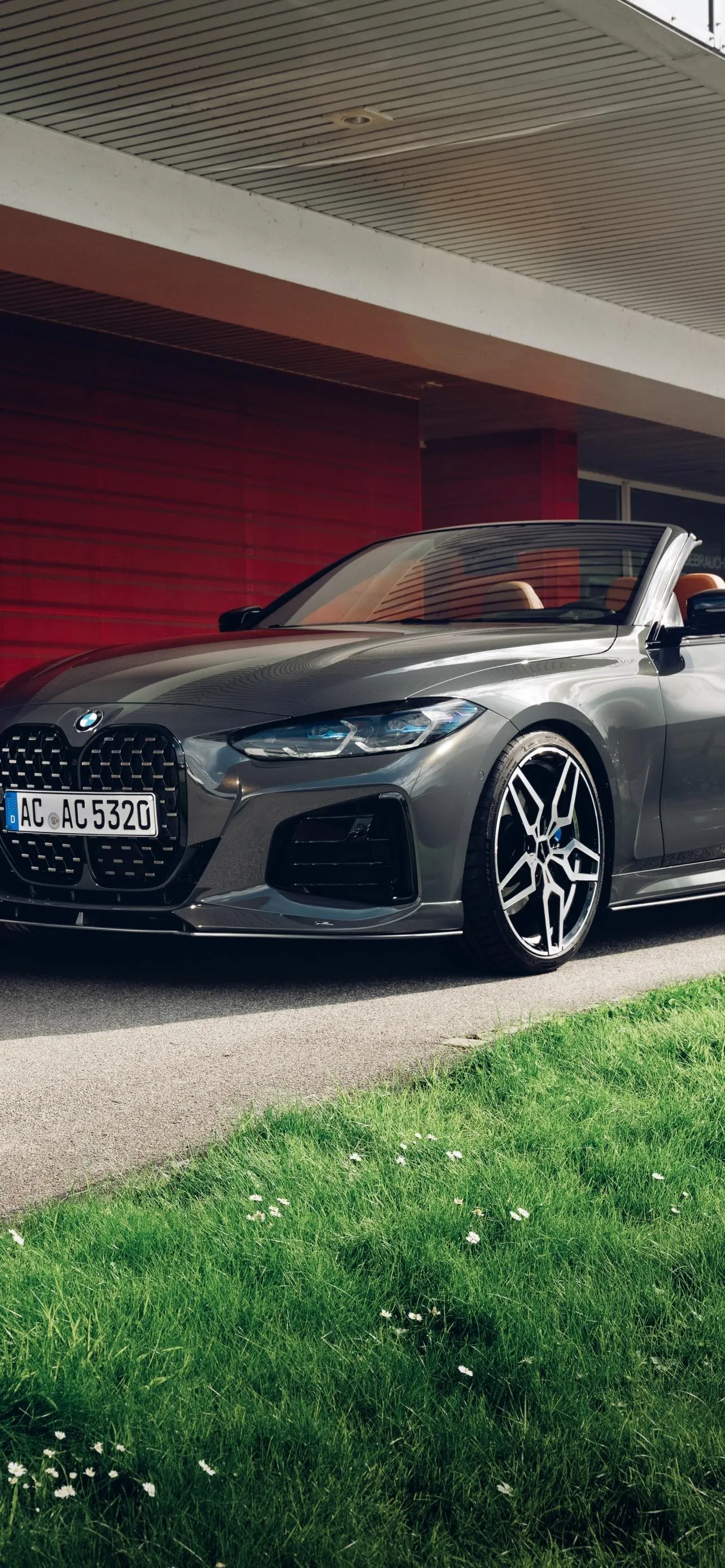 Bmw Sedan Parked in a Modern Urban Garage Wallpaper Hd