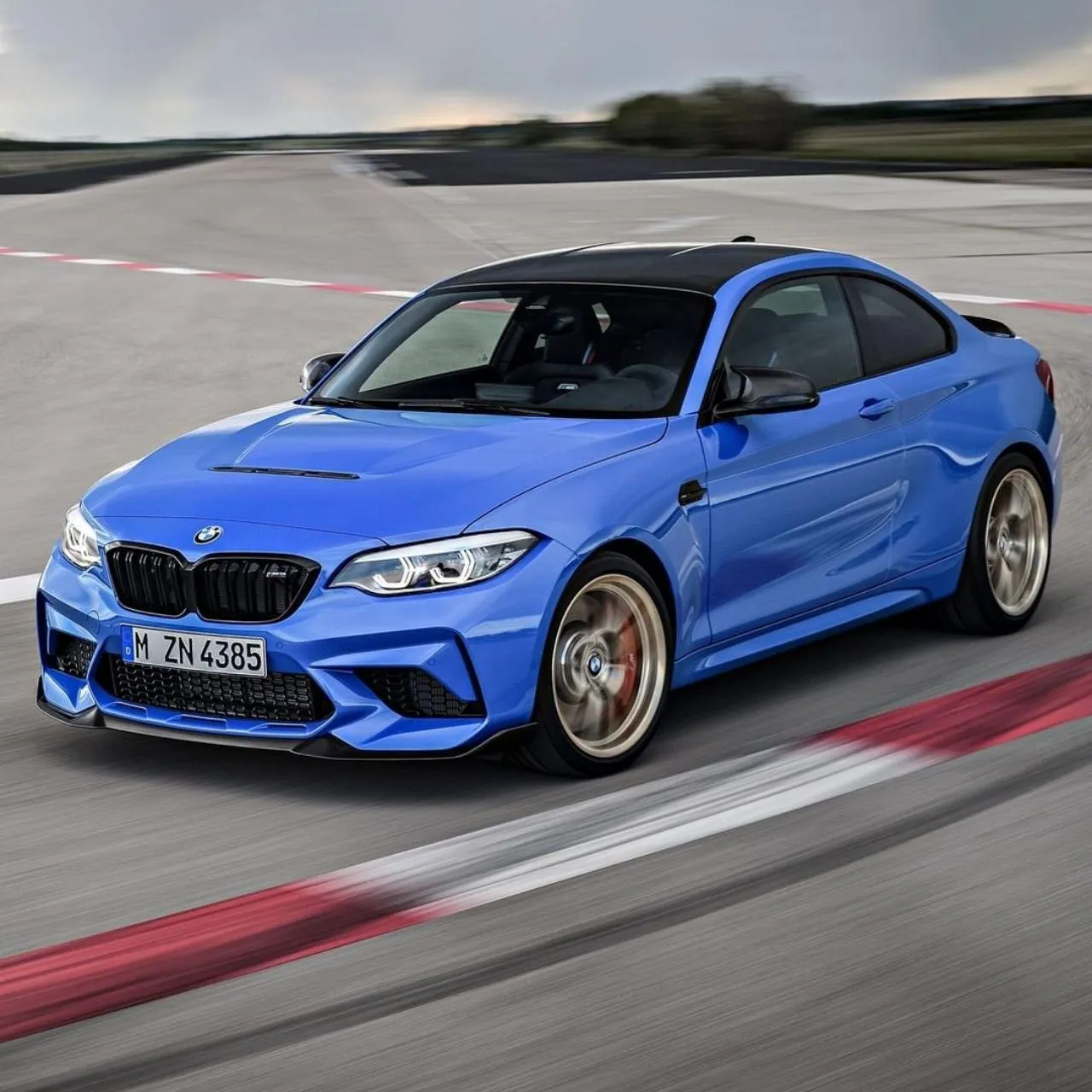 Bmw Sports Sedan on Track with Speed and Precision Hd