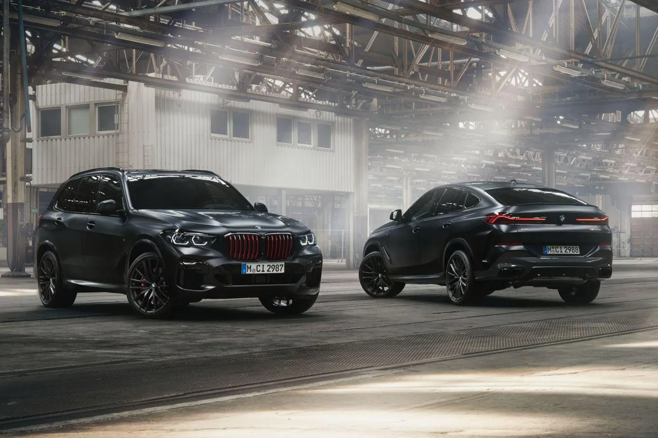 Bmw Suv in Industrial Setting with Dramatic Lighting