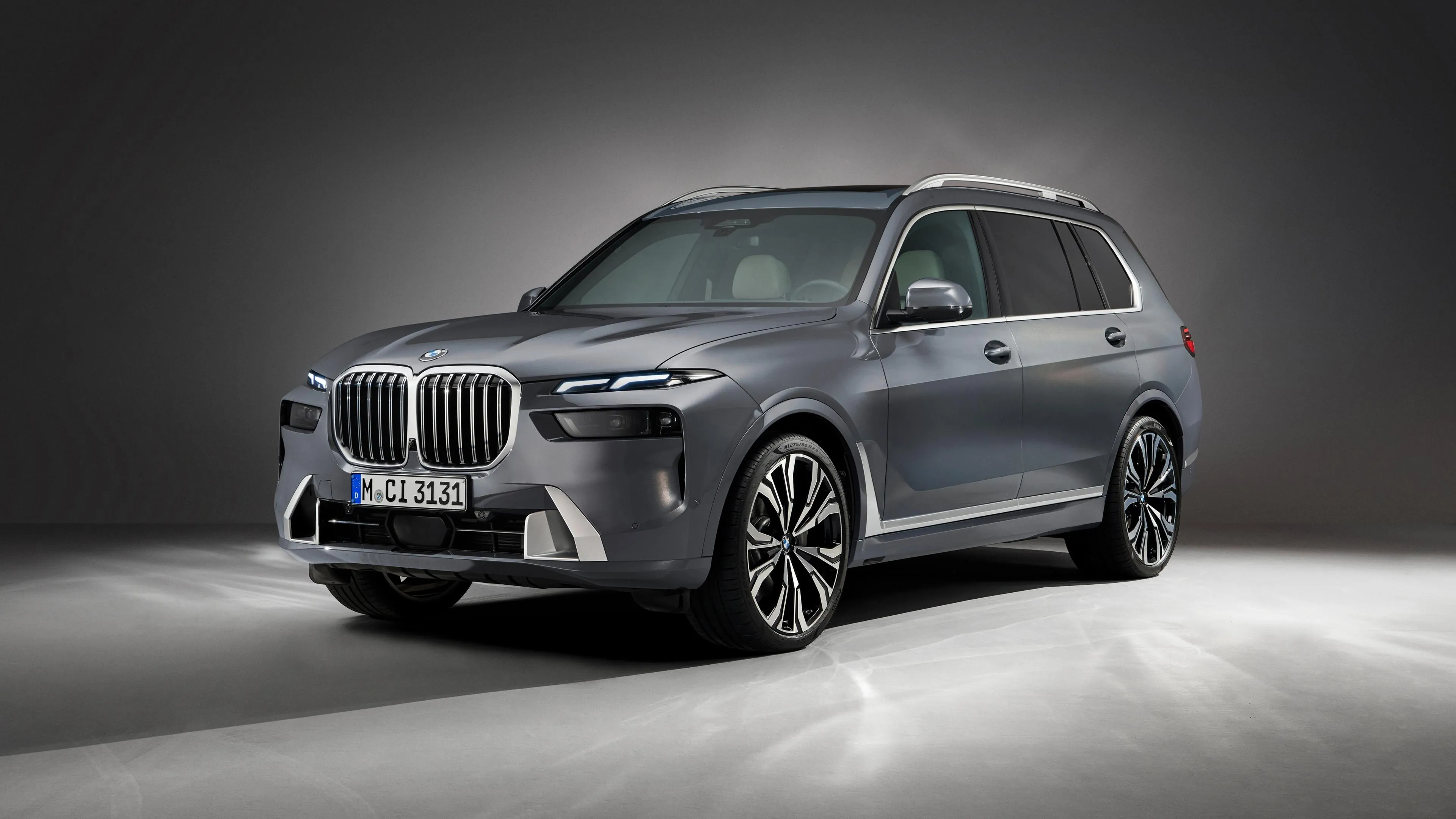 Bmw Suv Showcased in Professional Studio Lighting Wallpaper