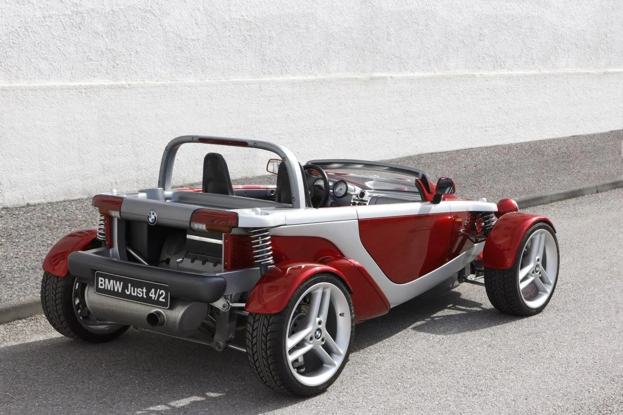 Bmw Two Seater Sports Car in a Clean Urban Environment