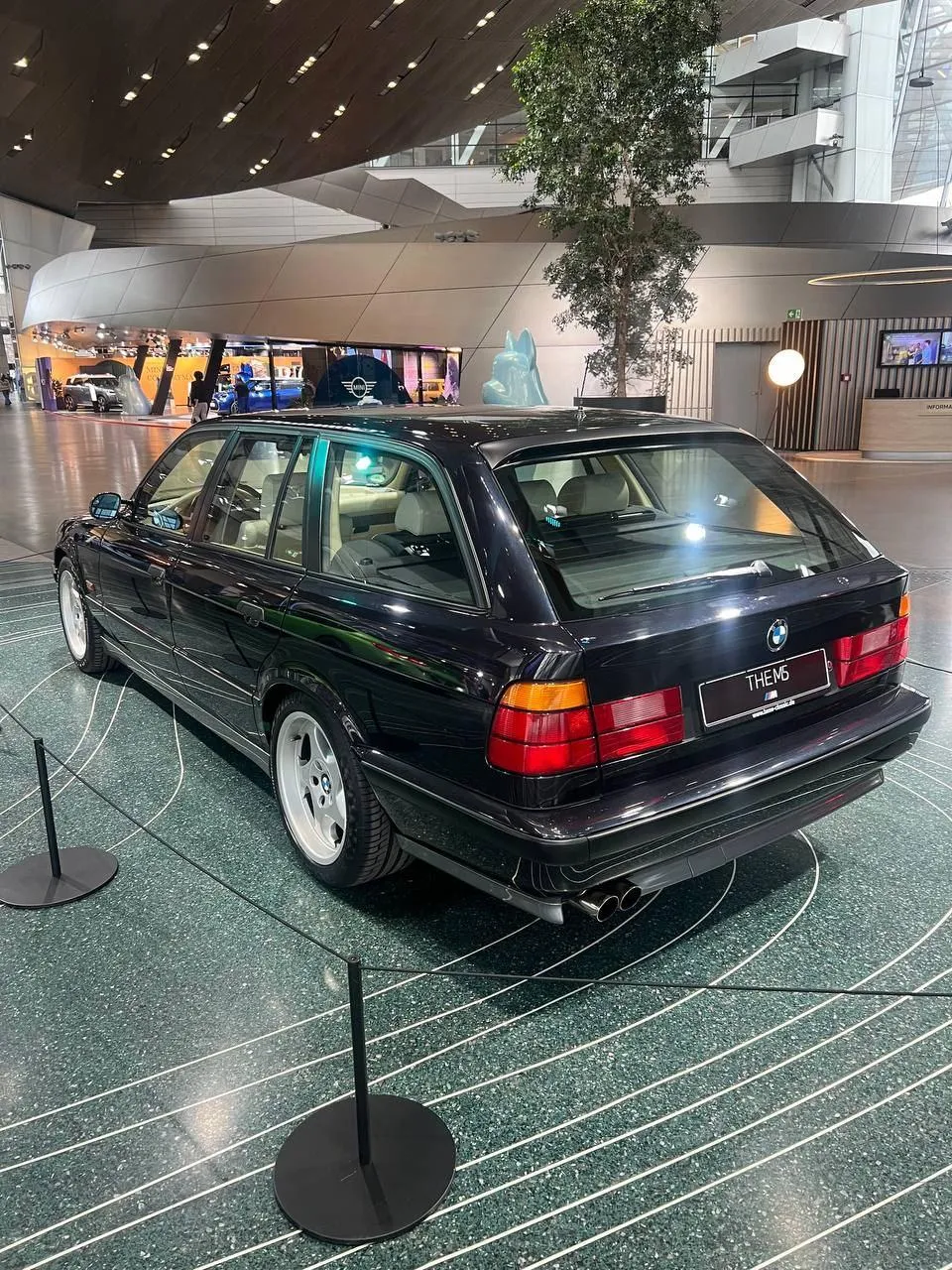 Classic Bmw Car Displayed Indoors at Automotive Museum