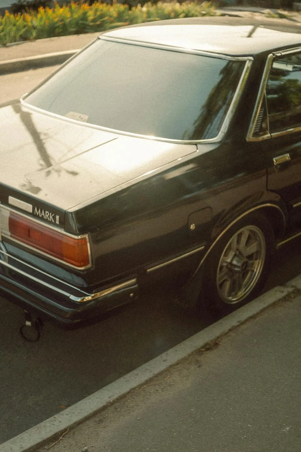 Classic Mercedes Sedan Parked on Urban Street image