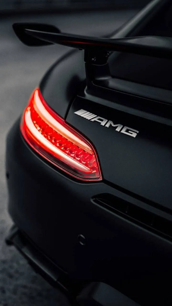 Close Up of Mercedes Benz AMG Rear Tail Light Design