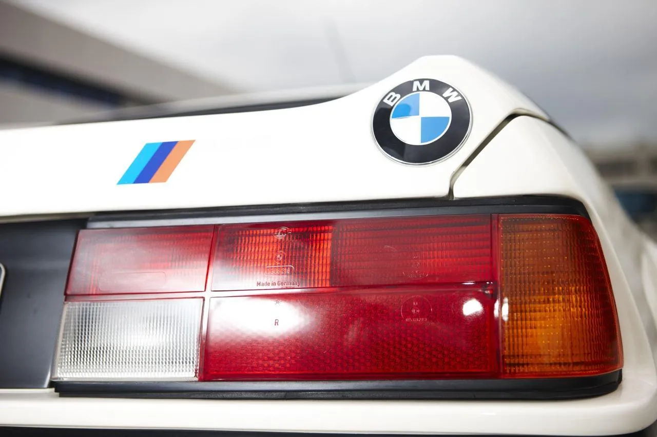 Closeup of Bmw Tail Light and Iconic Roundel Badge Free Hd
