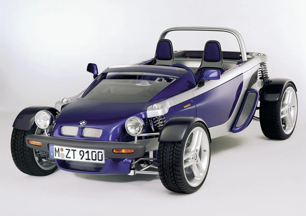 Exposed Frame Sports Bmw with Racing Tires Hd Wallpaper