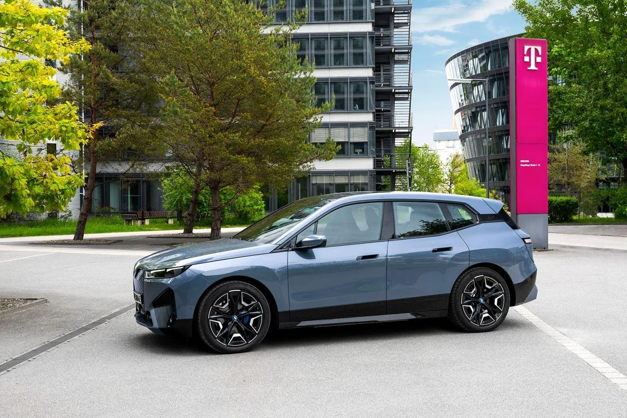 Gray Bmw Crossover Parked in a Modern City Environment