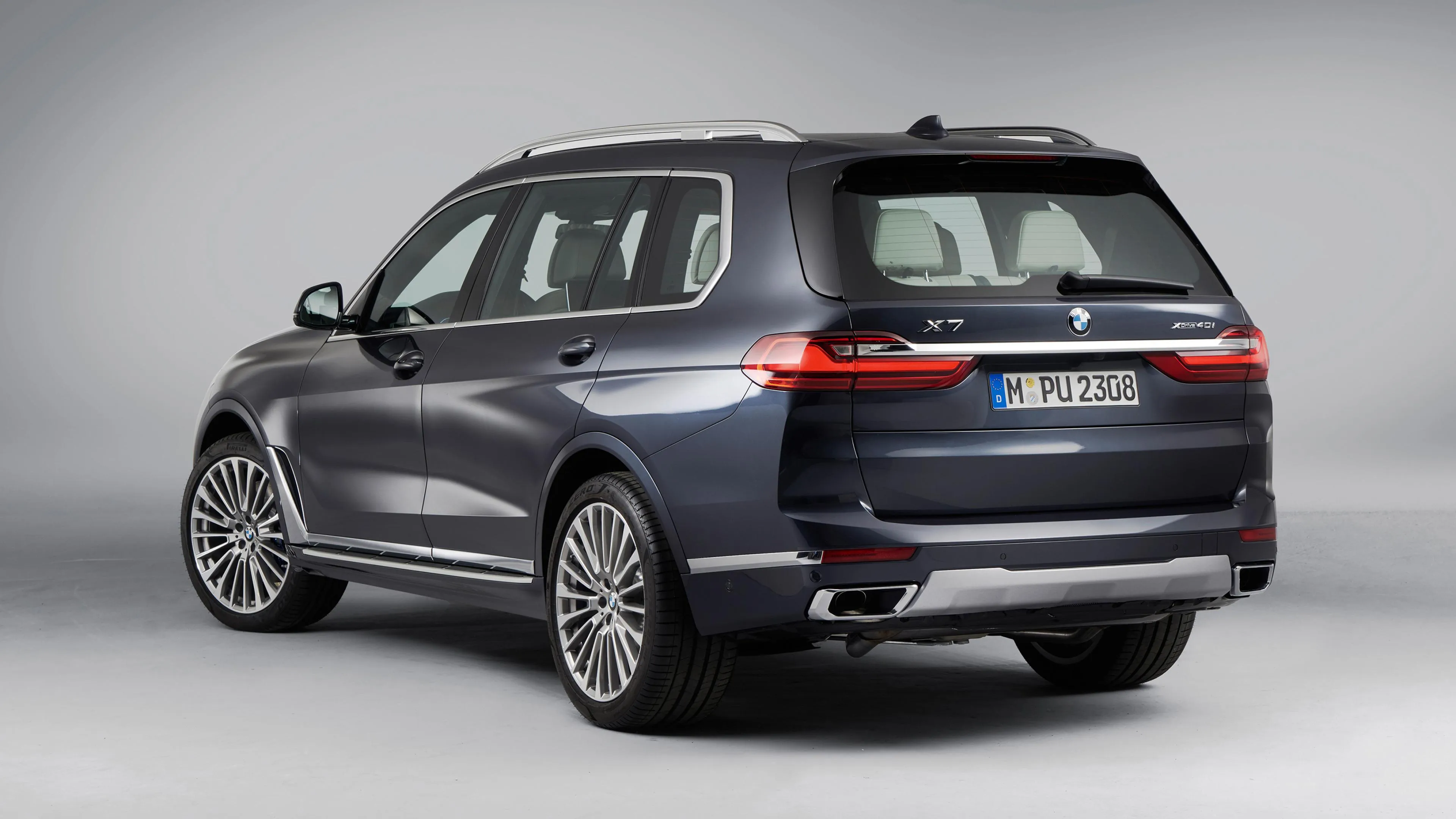 Gray Bmw Suv Parked on Smooth Urban Street Surface Hd