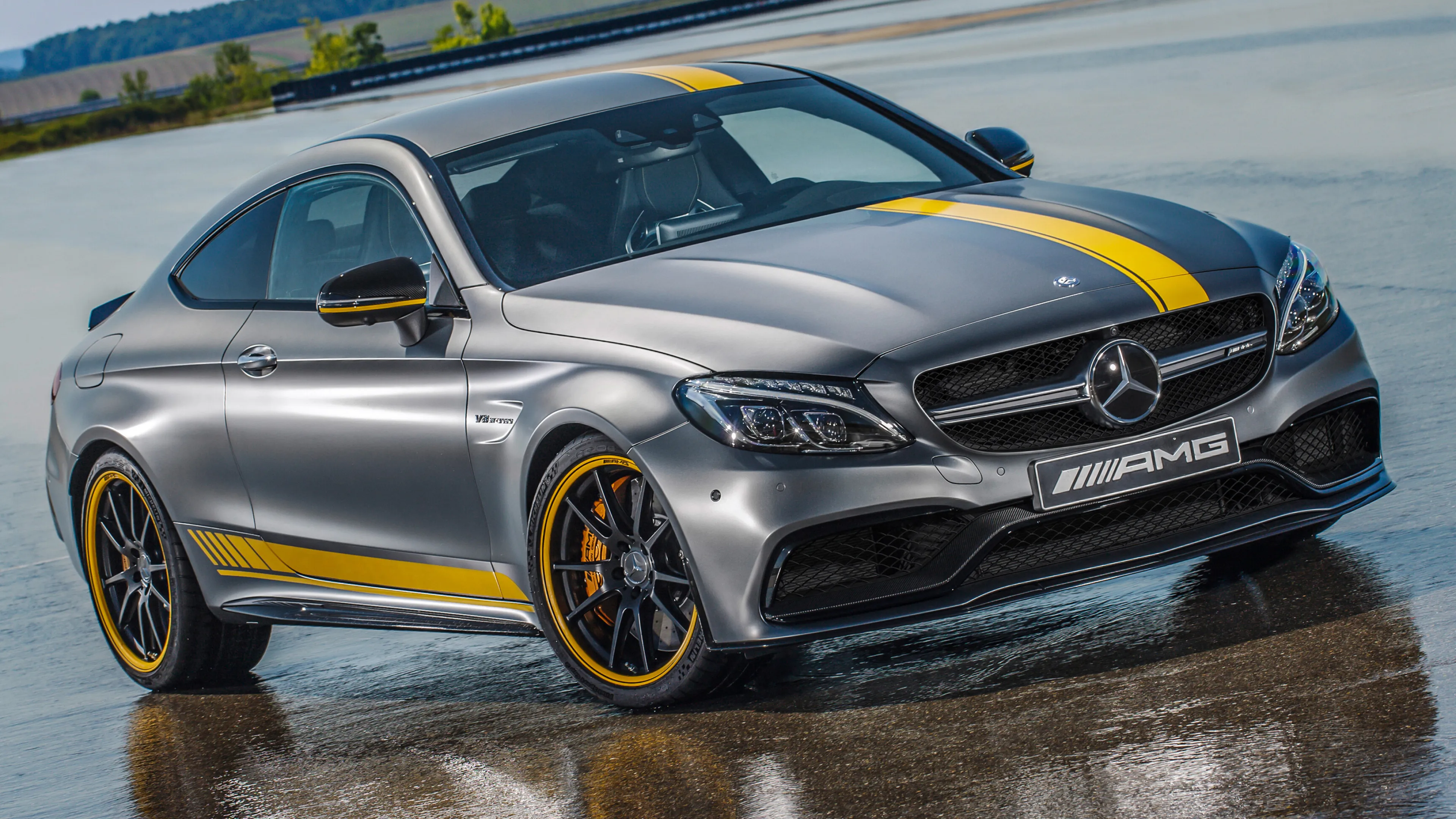 High Performance Mercedes Benz AMG Model in Silver Color