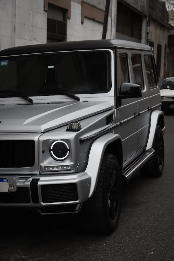Mercedes Benz G Class Parked in an Urban Setting Wallpaper