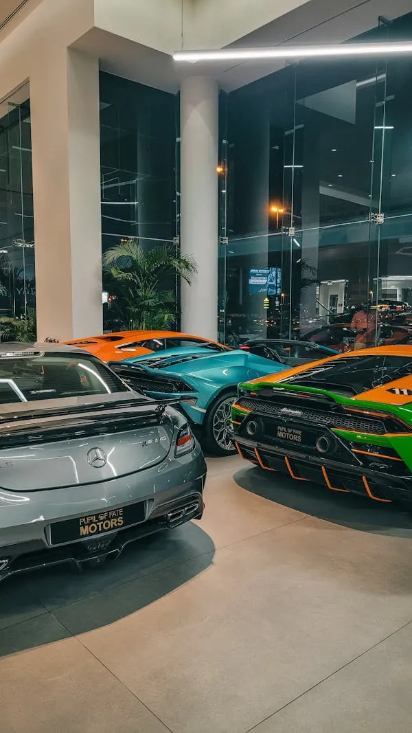 Mercedes Classics and Supercars in Showroom image