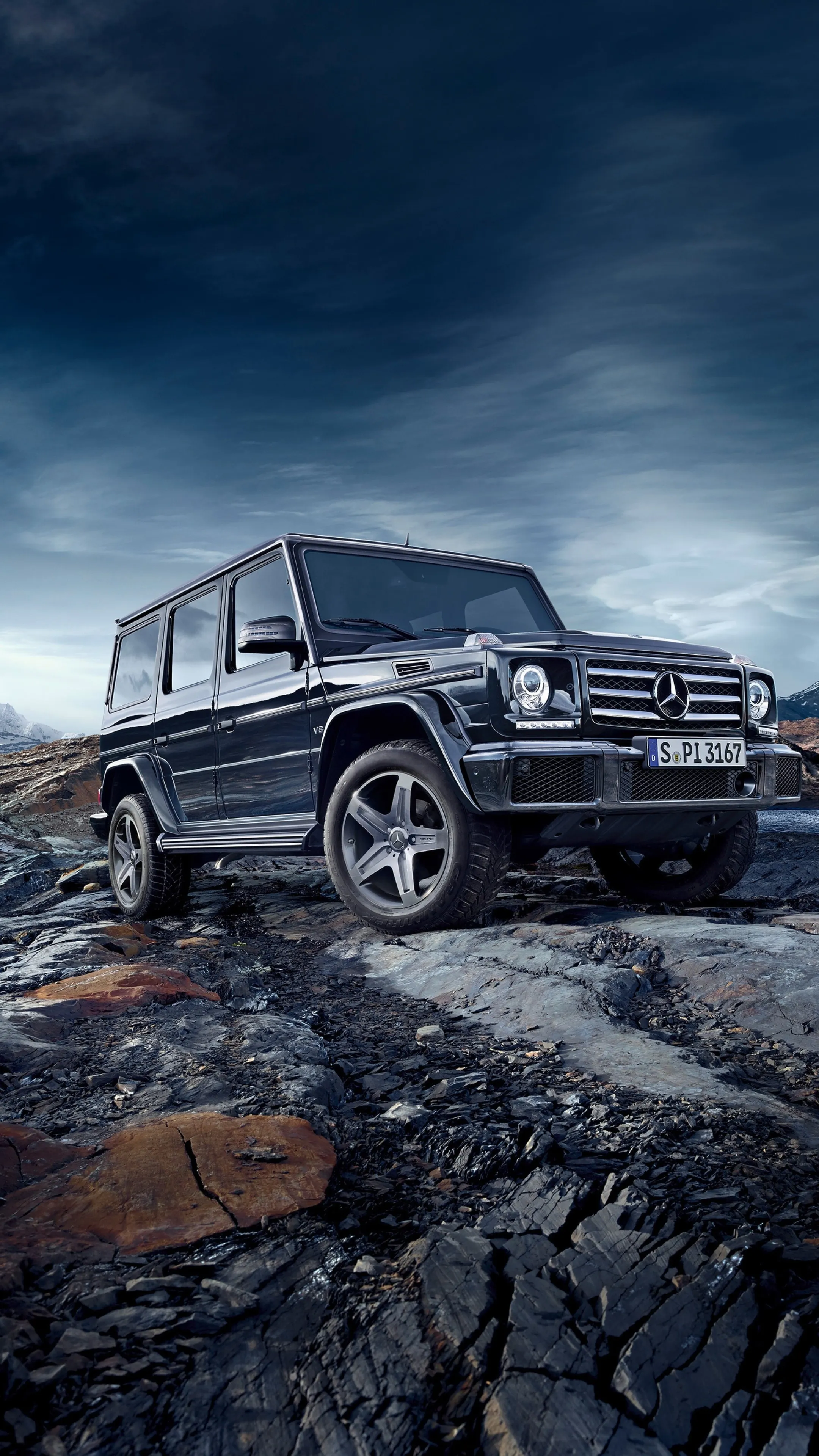 Mercedes G Wagon Offroading in Rugged Mountain Landscape