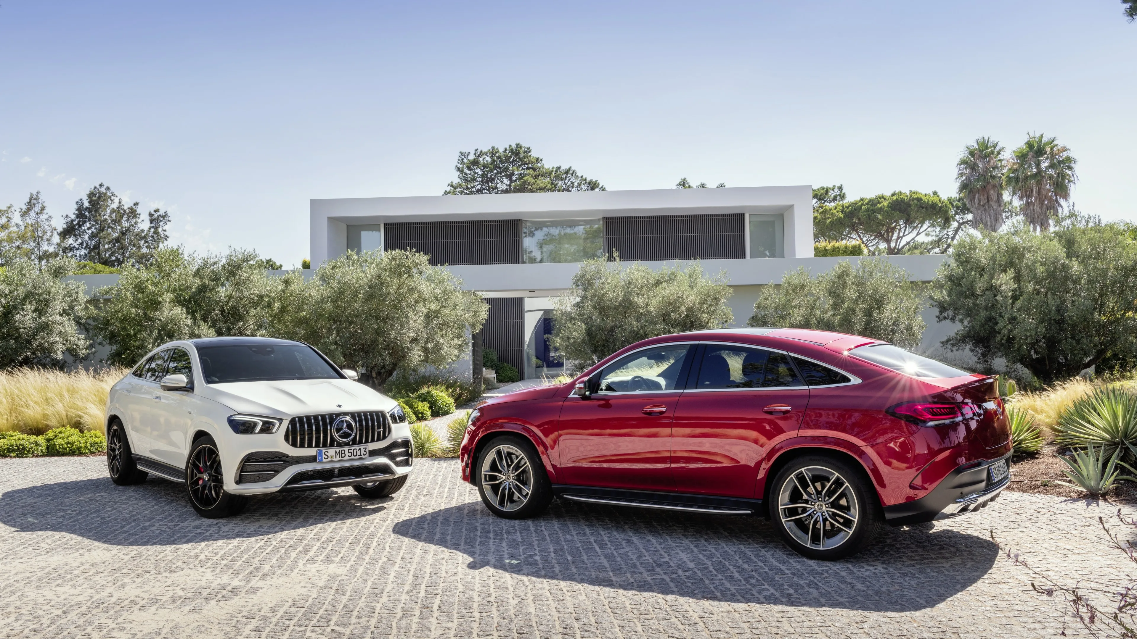 Mercedes SUV Duo Showcasing Versatility in Driveway