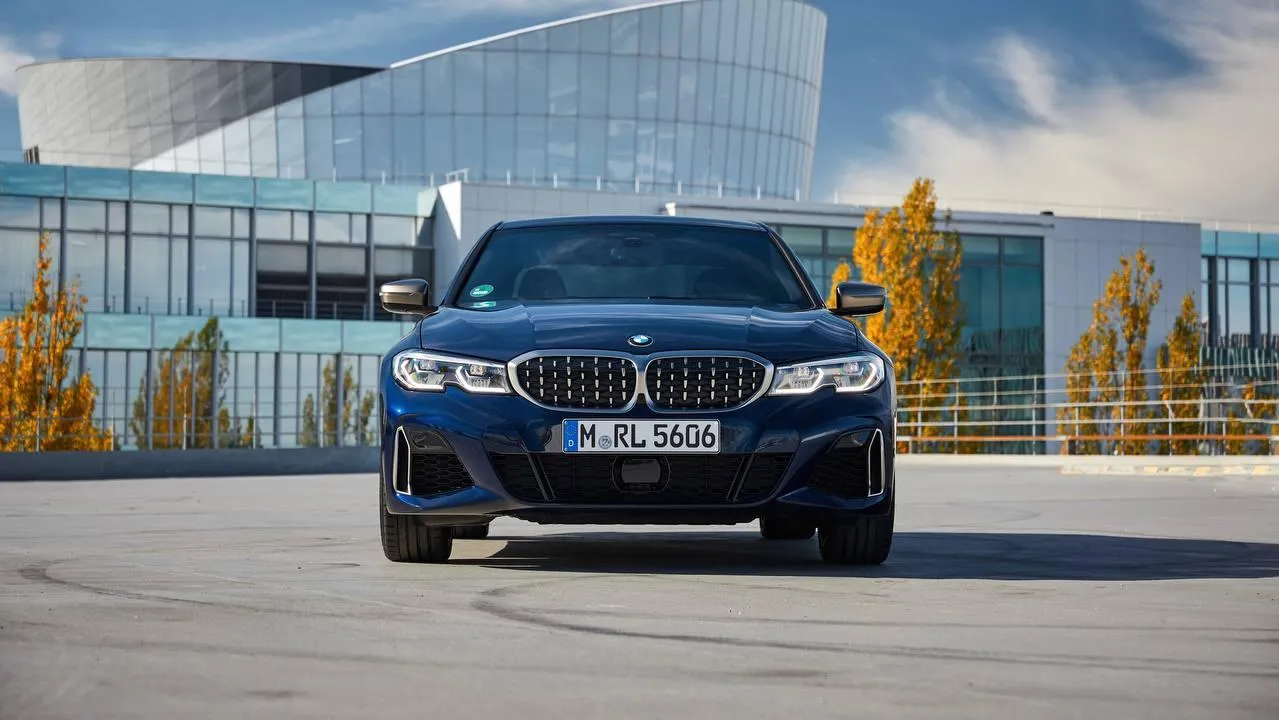 Modern Bmw Suv Parked in Urban Business Setting Image