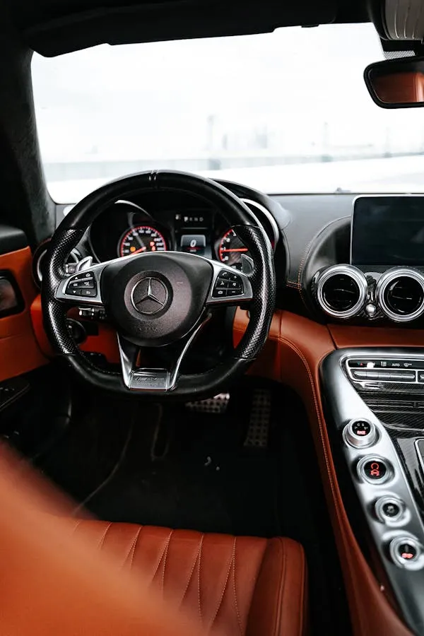 Modern Mercedes Benz Interior with Sleek Design and Style