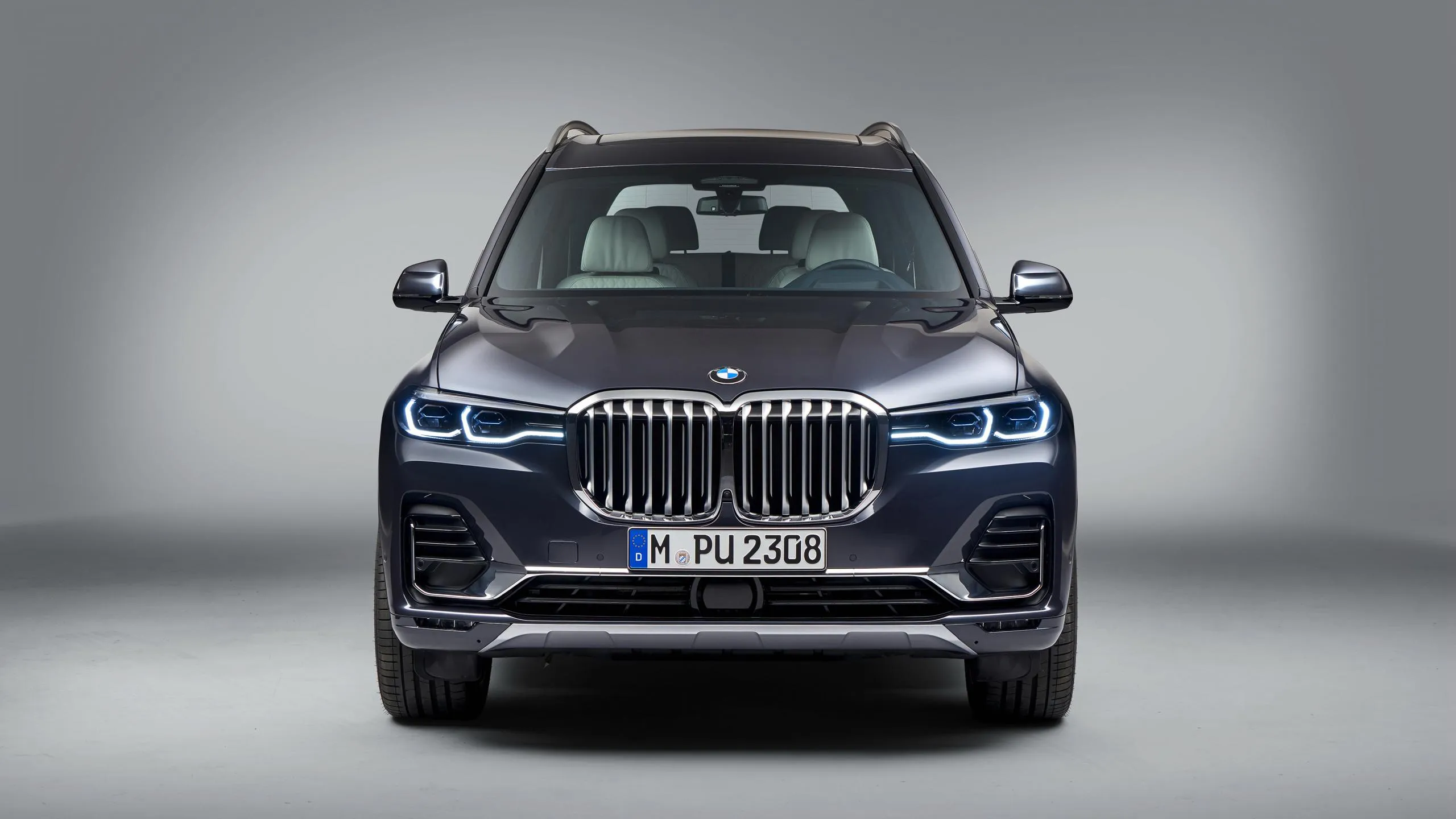 New Bmw 7 Series Luxury Sedan Parked in an Elegant Setting