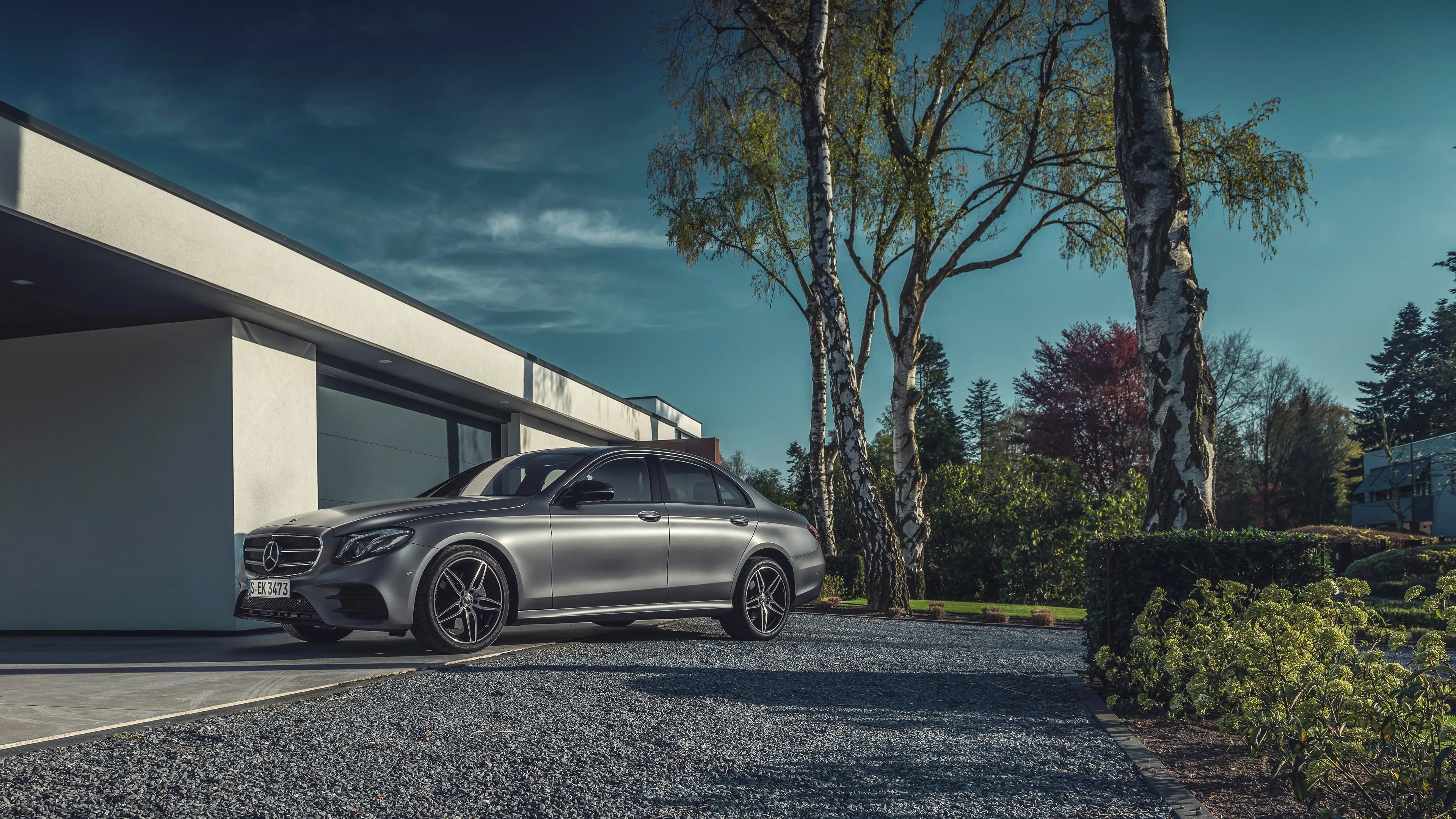 Premium Mercedes Sedan Perfect for Home Driveway Luxury