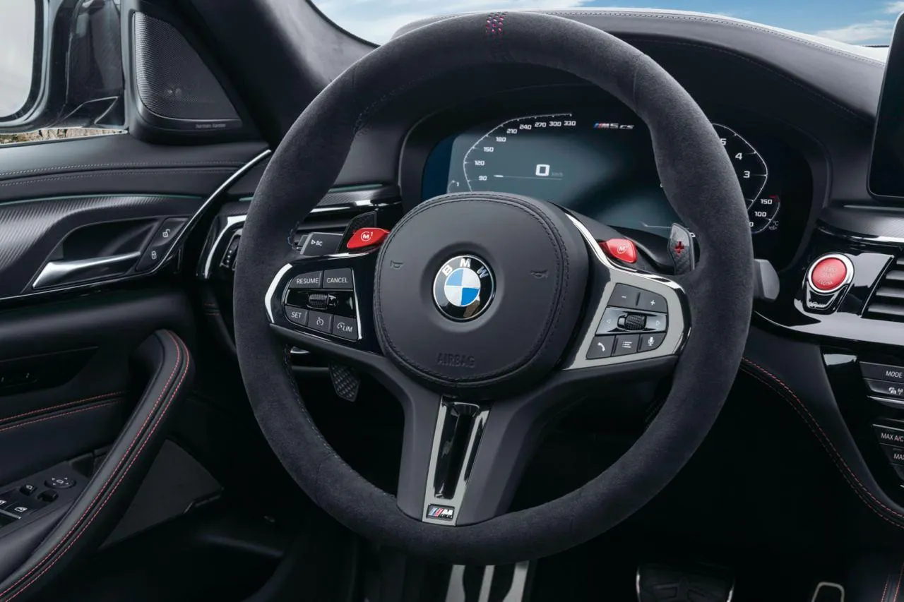 Steering Wheel and Dashboard of Modern Bmw Interior