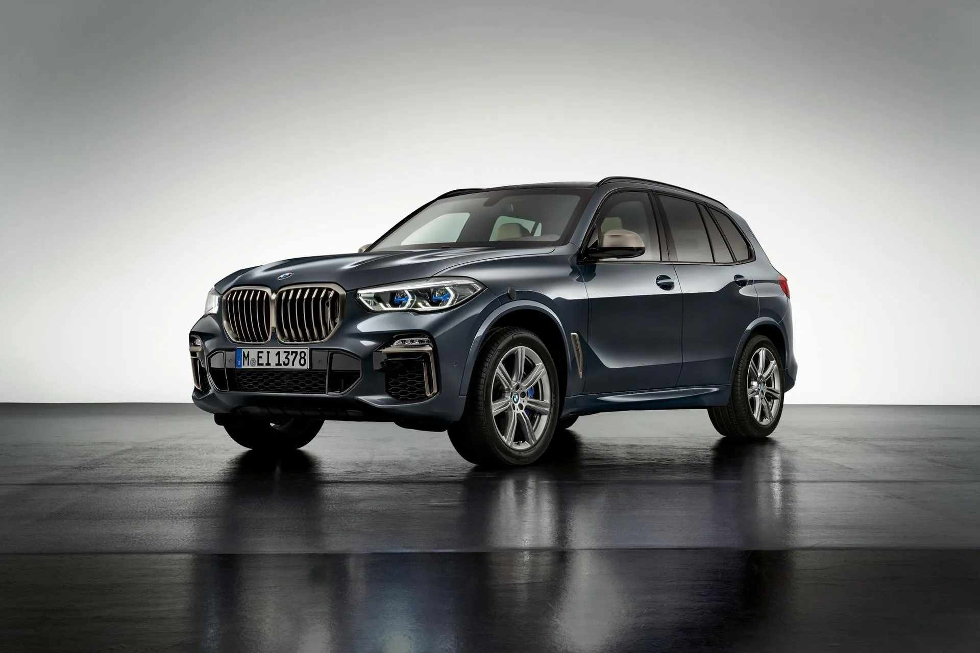 Stunning Bmw X5 Suv in Modern Studio Setting Hd Image