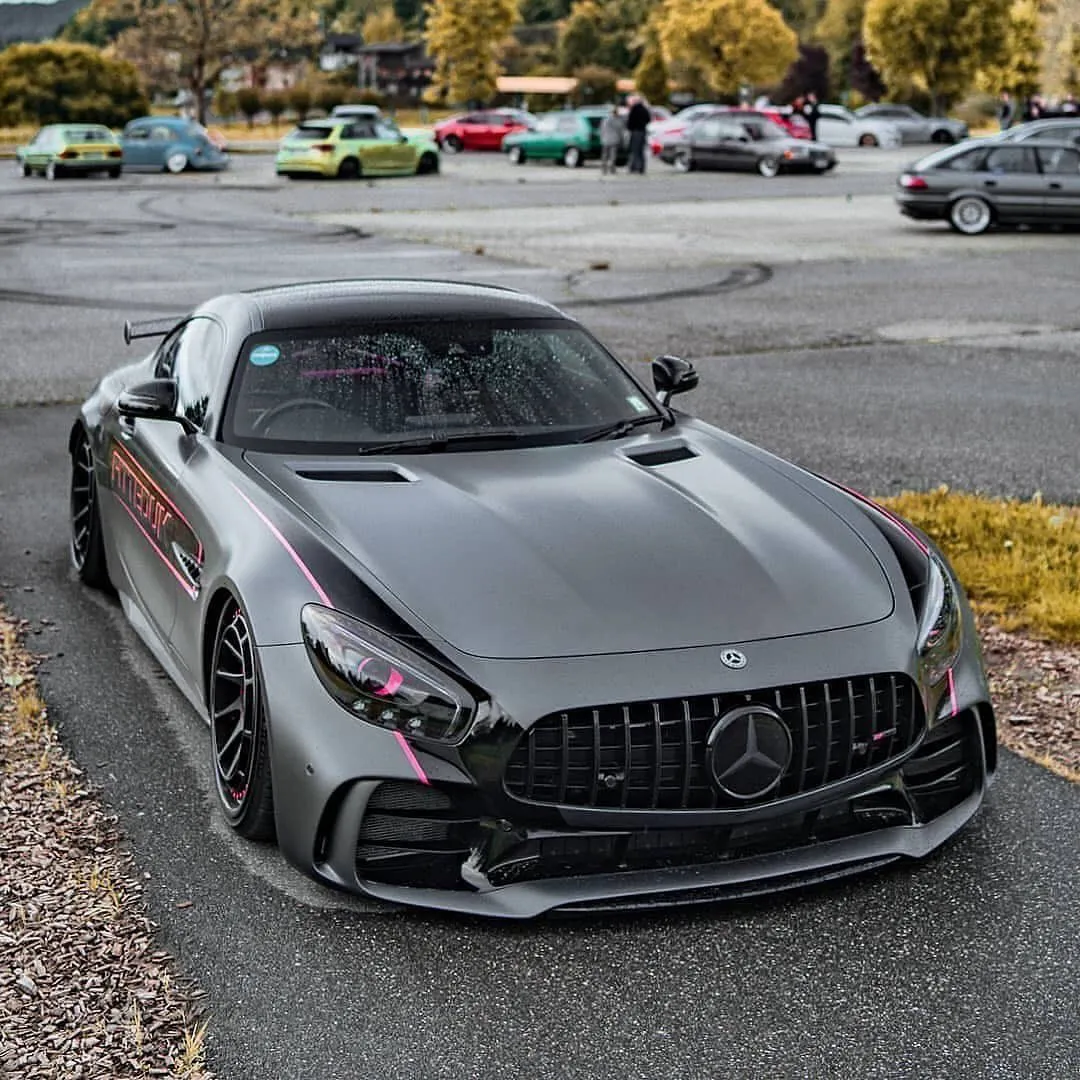Track Ready Mercedes AMG Displayed in Motorsport Paddock