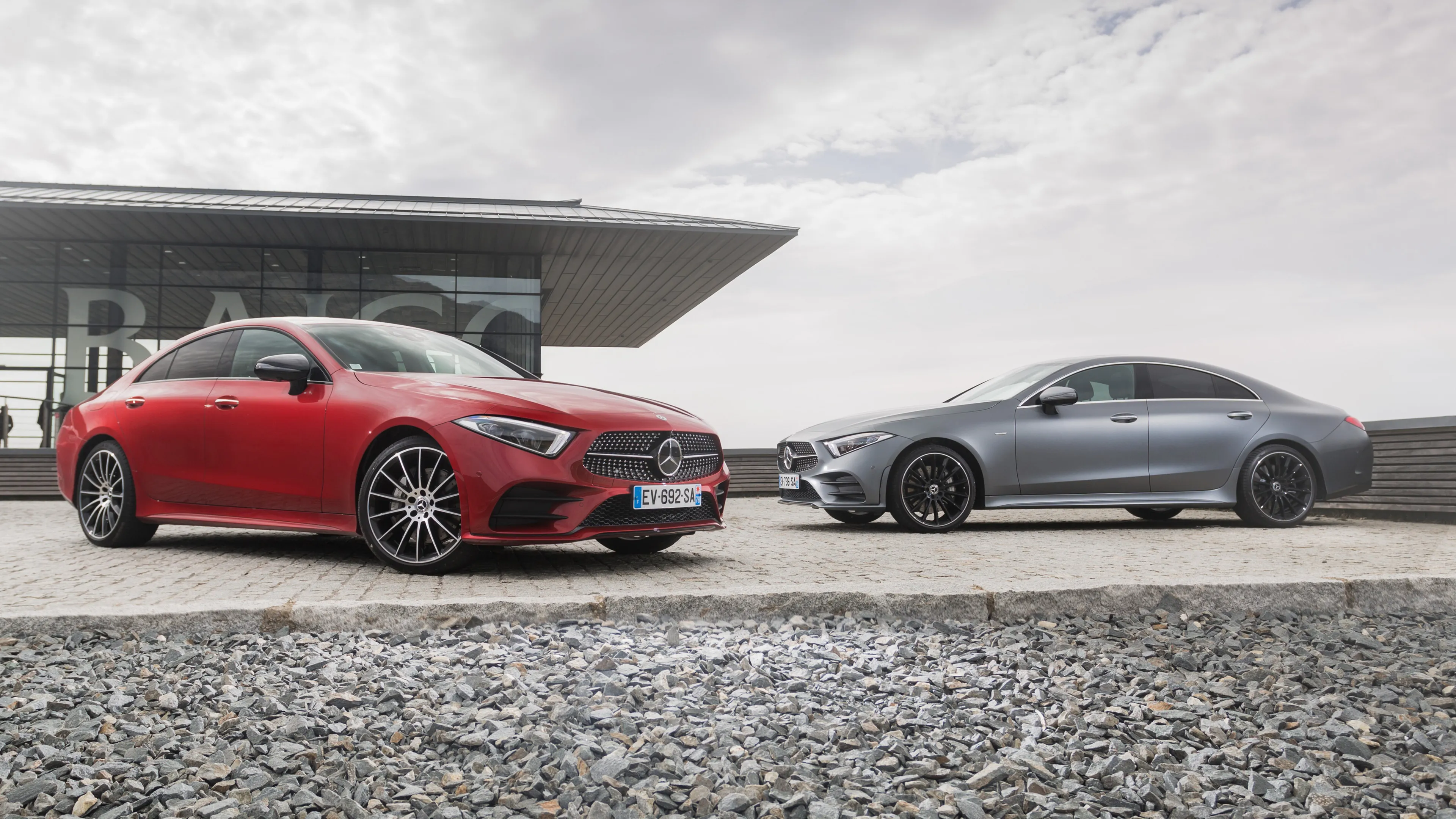 Two Mercedes Sedans Displaying Style and Performance