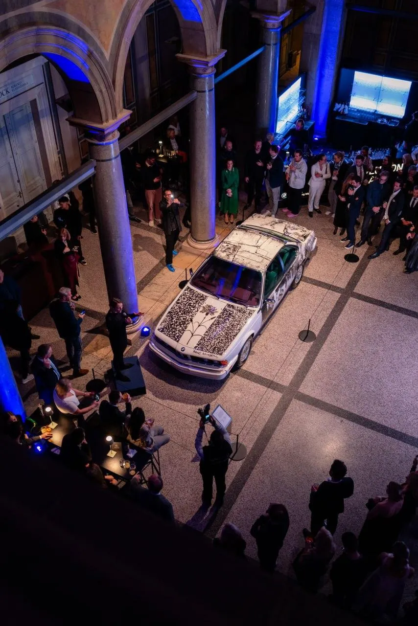 Vintage Bmw Car Displayed at a Luxury Car Event