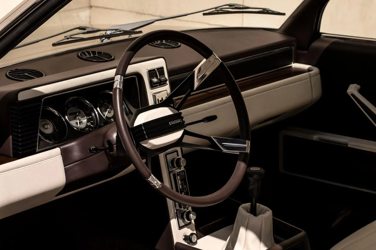 Vintage Bmw Interior Featuring Analog Gauges and Wheel