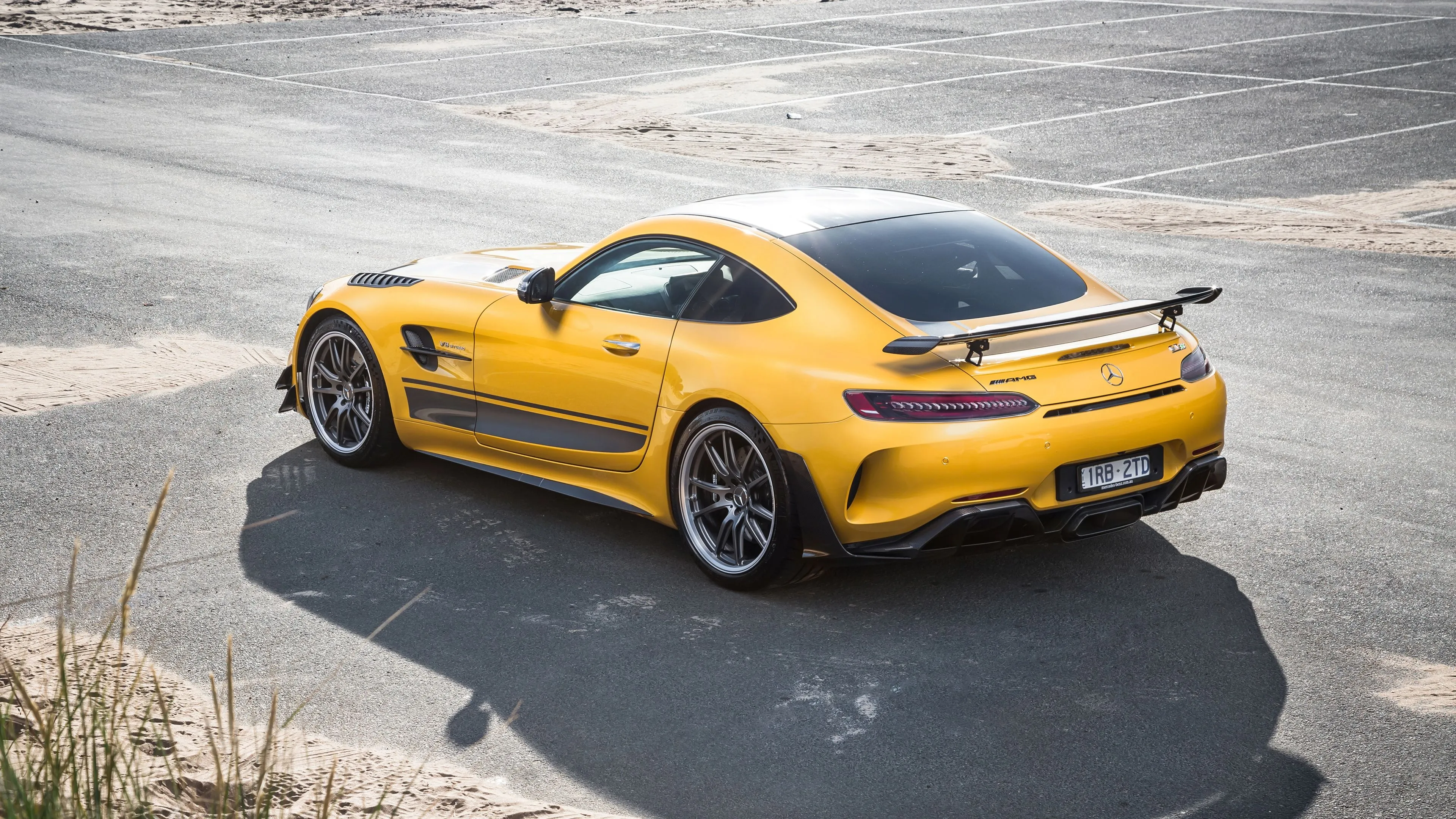 Yellow Mercedes AMG Supercar Designed for Pure Speed 4K